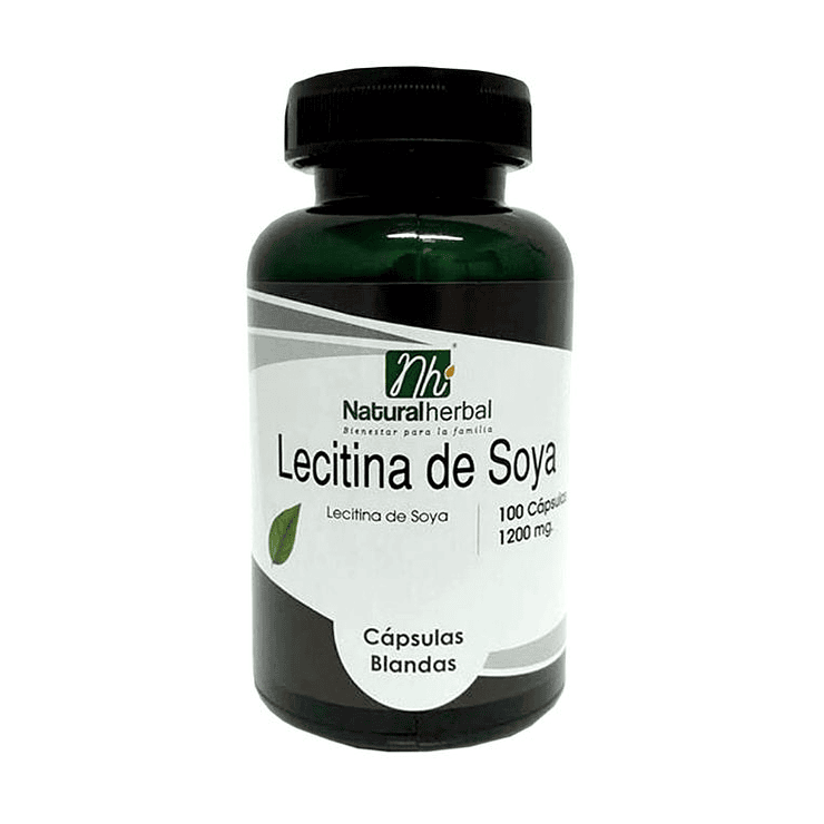 Lecitina de Soya - 100 Cápsulas 1200 mg. 1