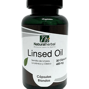 Linsed Oil - 30 Cápsulas 400 mg.