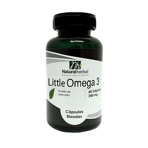Little Omega 3 - 60 Cápsulas 250 mg.