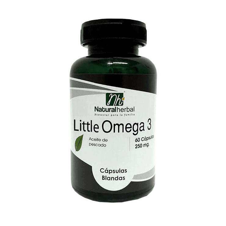 Little Omega 3 - 60 Cápsulas 250 mg. 1