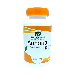 Annona (Graviola) - 60 Cápsulas 500 mg.