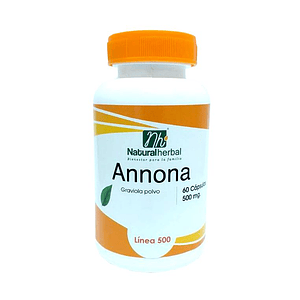 Annona (Graviola) - 60 Cápsulas 500 mg.
