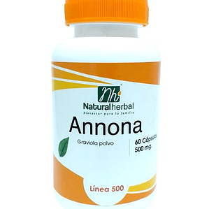 Annona (Graviola) - 60 Cápsulas 500 mg.