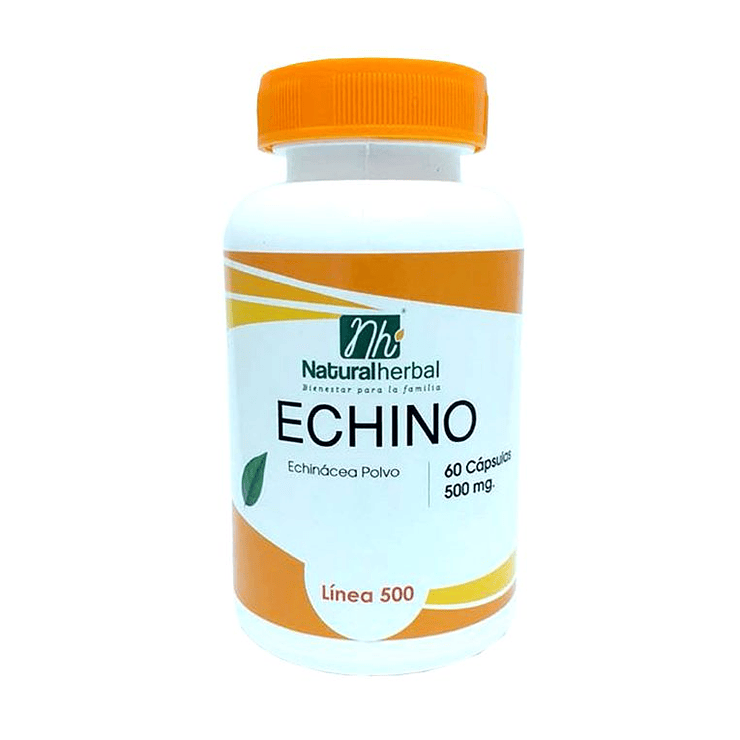 Echino (Echinacea) - 60 Cápsulas  500 mg 1