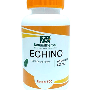 Echino (Echinacea) - 60 Cápsulas  500 mg
