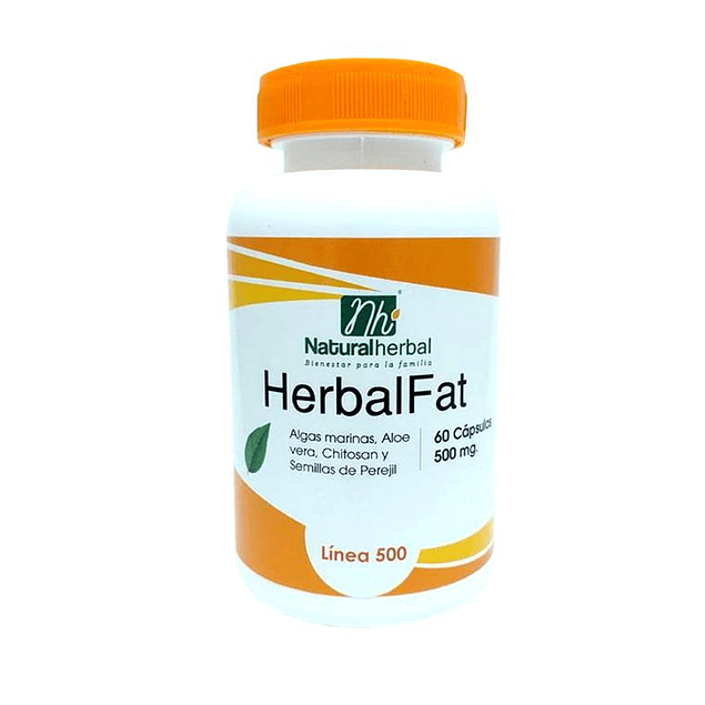 Herbal Fat -  60 Cápsulas 500 mg.