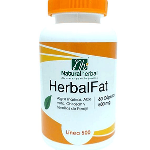Herbal Fat -  60 Cápsulas 500 mg.