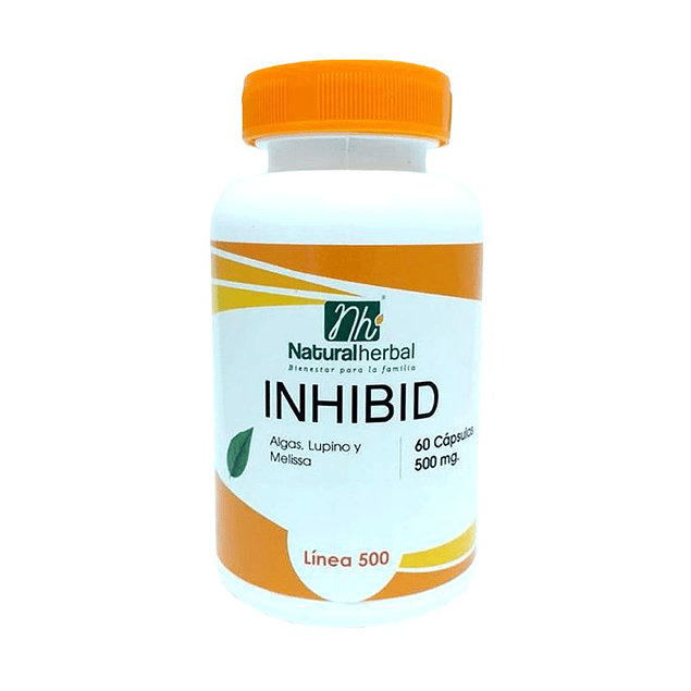 INHIBID - 60 Cápsulas 500 mg.