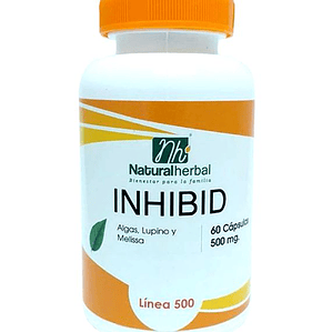 INHIBID - 60 Cápsulas 500 mg.