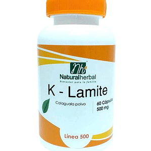 K-Lamite 60 Cápsulas 500 mg.