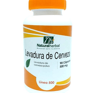 Levadura Cerveza - 90 Cápsulas  500 mg