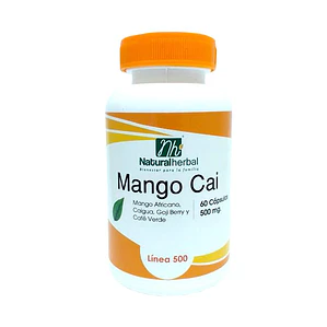 MangoCai - 60 Capsulas 500 mg.