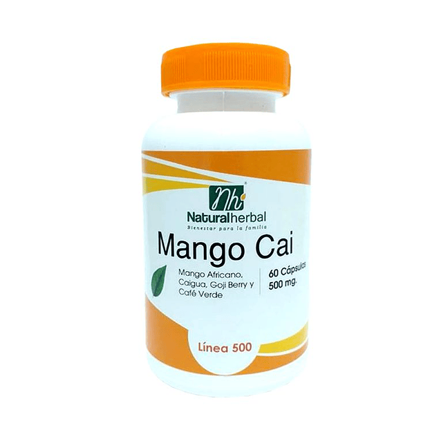 MangoCai - 60 Capsulas 500 mg.