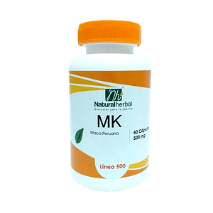 MK (Maca) - 60 Cápsulas 500 mg.