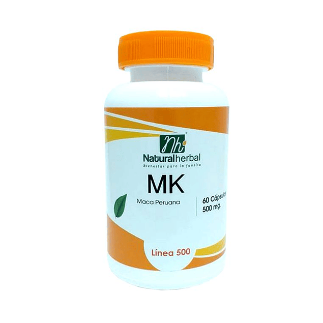MK (Maca) - 60 Cápsulas 500 mg.