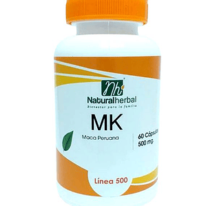 MK (Maca) - 60 Cápsulas 500 mg.