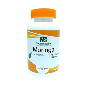 Moringa Natural Herbal - 90 Cápsulas 500 mg.