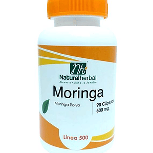 Moringa Natural Herbal - 90 Cápsulas 500 mg.
