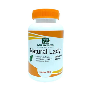 Natural Lady - 60 Cápsulas  - 500 mg