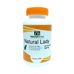 Natural Lady - 60 Cápsulas  - 500 mg