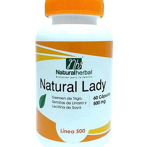Natural Lady - 60 Cápsulas  - 500 mg