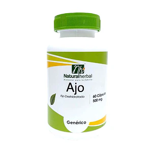 Ajo  - 60 Cápsulas 500 mg.