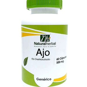 Ajo  - 60 Cápsulas 500 mg.