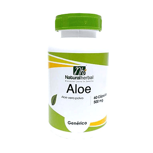 Aloe  - 60 Cápsulas 500 mg.