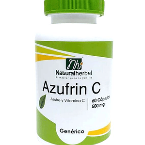 Azufrin-C - 60 Cápsulas 500 mg.