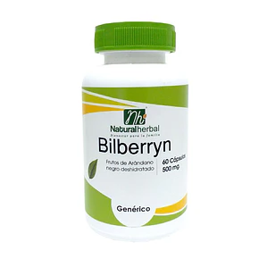Bilberryn - 60 Cápsulas 500 mg.
