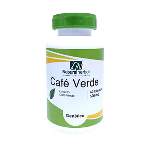 Café Verde - 60 Cápsulas  500 mg