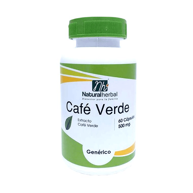 Café Verde - 60 Cápsulas  500 mg