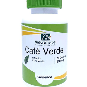 Café Verde - 60 Cápsulas  500 mg