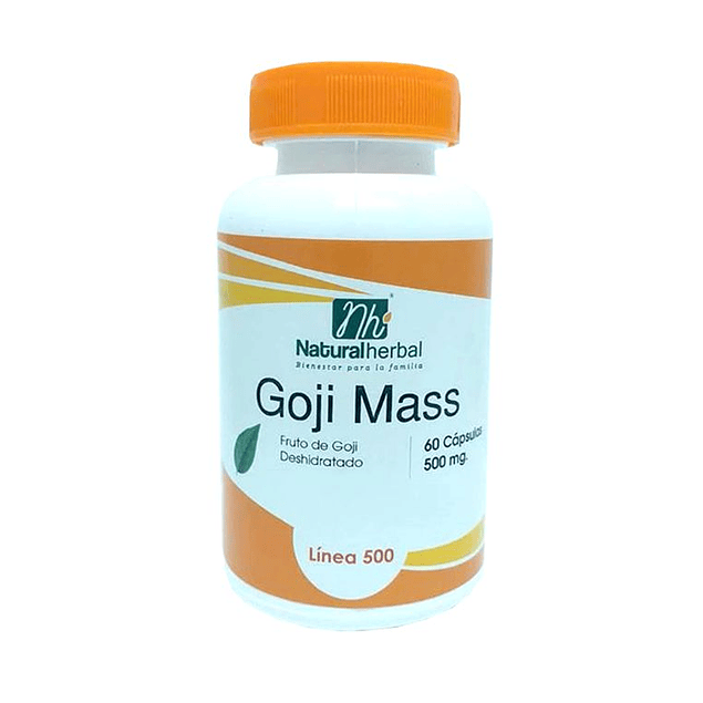 Goji Mass - 60 Cápsulas 500 mg.