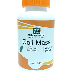 Goji Mass - 60 Cápsulas 500 mg.