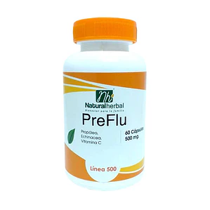 PreFlu - 60 Cápsulas 500 mg.