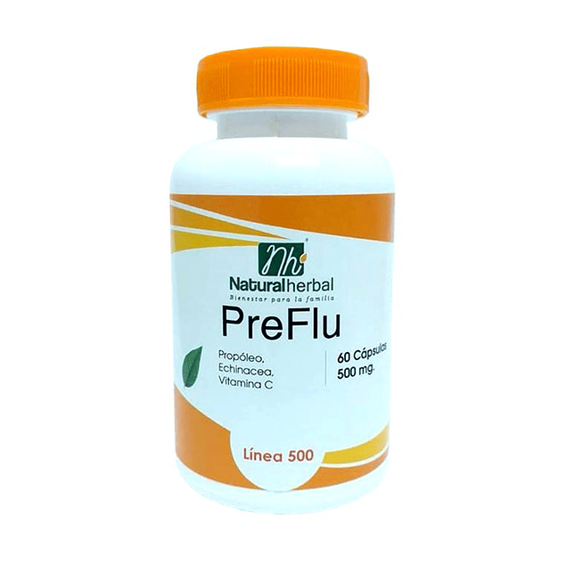 PreFlu - 60 Cápsulas 500 mg.
