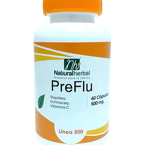 PreFlu - 60 Cápsulas 500 mg.