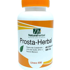Prostaherbal - 60 Cápsulas 500 mg.