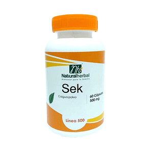 SEK (Caigua) - 60 Cápsulas 500 mg.