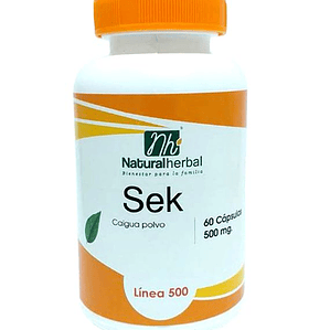 SEK (Caigua) - 60 Cápsulas 500 mg.