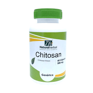 Chitosan - 500 mg x 60 capsulas