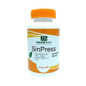 Sin Press - 60 Cápsulas 500 mg.
