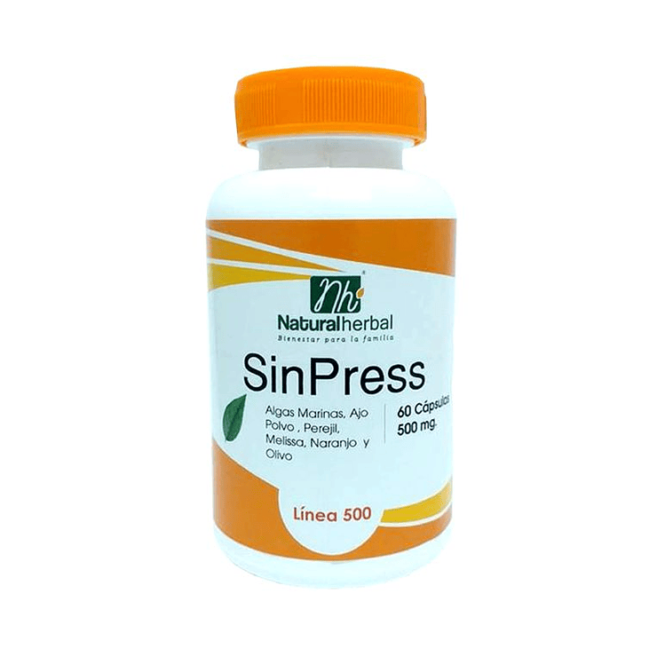 Sin Press - 60 Cápsulas 500 mg. 1