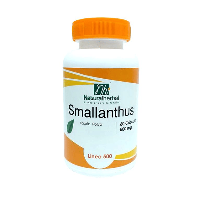 Smallanthus (Yacón) -  60 cápsulas 500 mg.