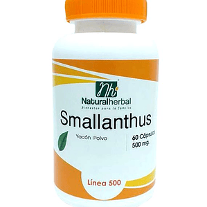 Smallanthus (Yacón) -  60 cápsulas 500 mg.