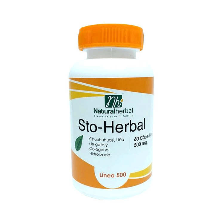 STO-Herbal - 60 Cápsulas 500 mg. 1