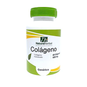 Colágeno Hidrolizado - 500 mg x 60 capsulas