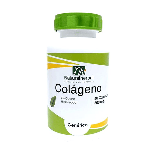 Colágeno Hidrolizado - 500 mg x 60 capsulas