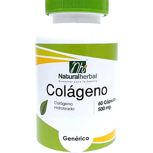 Colágeno Hidrolizado - 500 mg x 60 capsulas